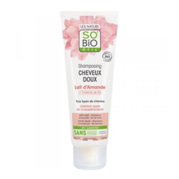 SO BIO SHAMPOOING DOUX AU LAIT D'AMANDE ET PROTEINE DE RIZ 250ML