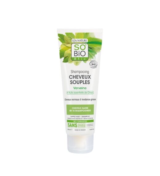 SO BIO SHAMPOING PURIFIANT A LA VERVEINE ET HUILE ESSEN DE CITRON 250ML | Urban Drug store