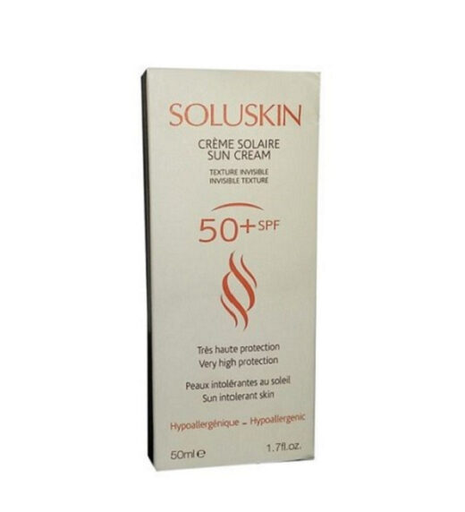 SOLUSKIN Creme Solaire Spf50 Invisible 50ml parapharmacie maroc | Urban Drug store