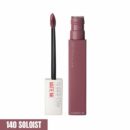 Maybelline – Rouge à lèvre Mat Liquide – Longue tenue – Superstay Matte Ink 140 SOLOIST 5 ml