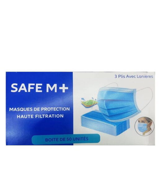 Safe M Maques de Protection Haute Filtration 50 pieces 1 | Urban Drug store