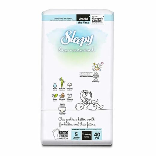 Sleepy bio natural Couches Taille 5 juniors 11 18kg40pcs | Urban Drug store