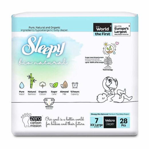Sleepy bio natural Couches Taille 7 XXL 20 30kg28pcs | Urban Drug store