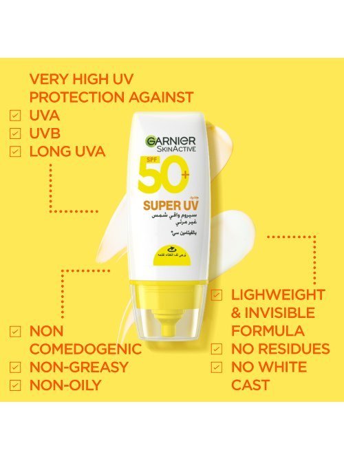 Garnier Super UV Serum Invisible Sunscreen 30ml 1 Garnier Super UV Serum Invisible Sunscreen 30ml