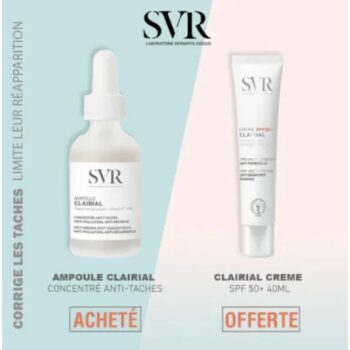 Svr Clairial Ampoule 30ml+Clairial Creme Spf50+ 40ml Pack