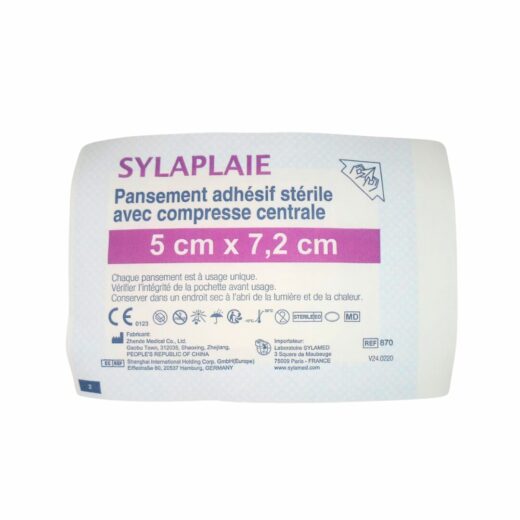 Sylaplaie pansement adhesif sterile 5cm7.2cm bte 10pcs | Urban Drug store