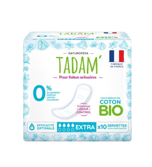 TADAM SERVIETTES FUITES URINAIRES EXTRA 10U | Urban Drug store