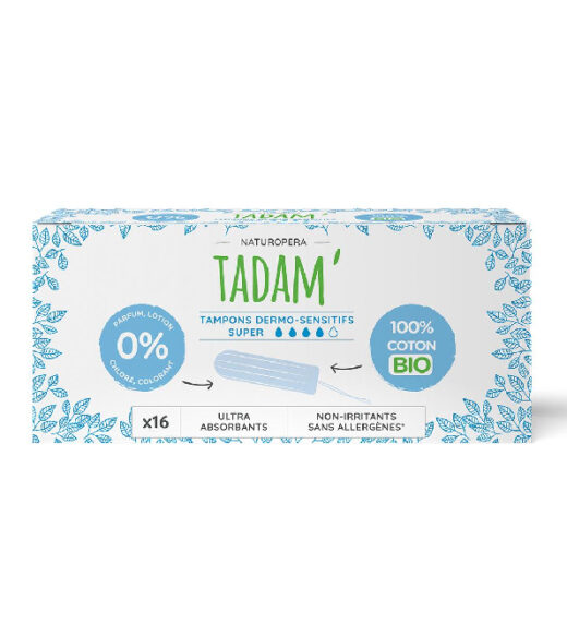 Tadam Tampons coton bio super 16un 1 | Urban Drug store