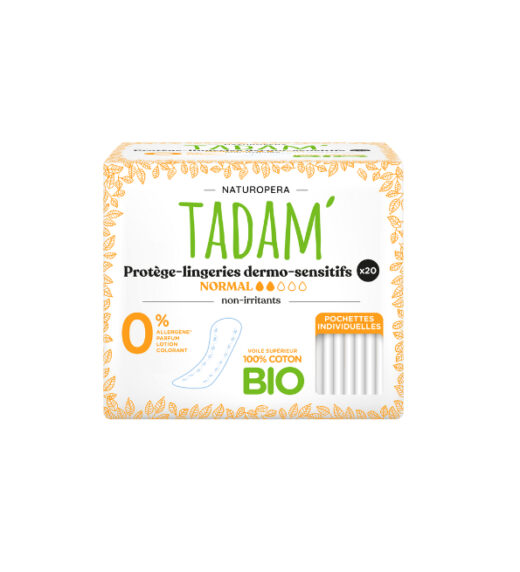 Tadam protege slip coton bio normal 20un 1 1 | Urban Drug store