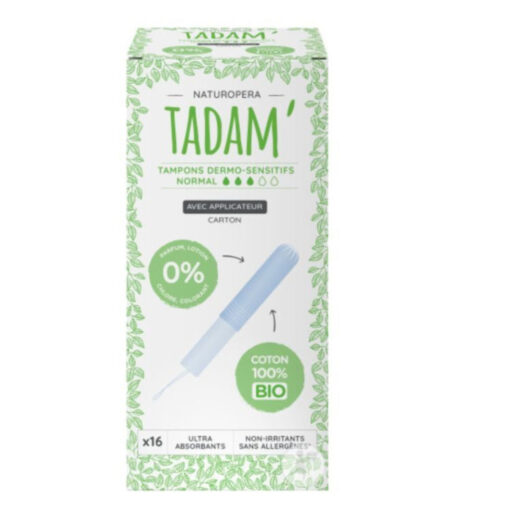 Tadam tampons coton bio avec appli normal 14pcs | Urban Drug store