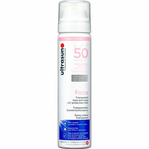 Ultrasun Face scalp transparent spray spf50 75ml | Urban Drug store