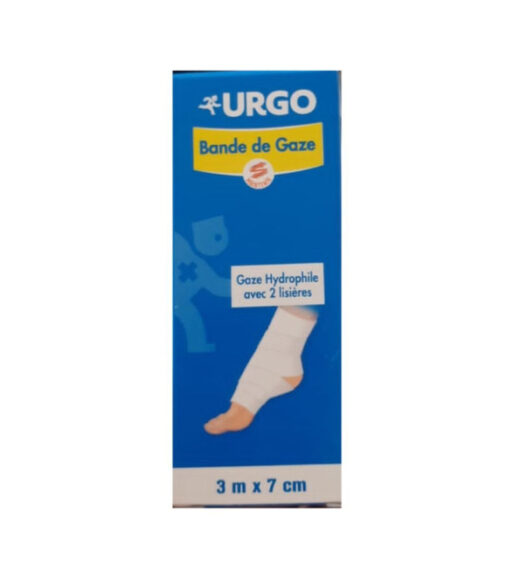 Urgo sterisoin bande de gaze 3m7cm 1 | Urban Drug store