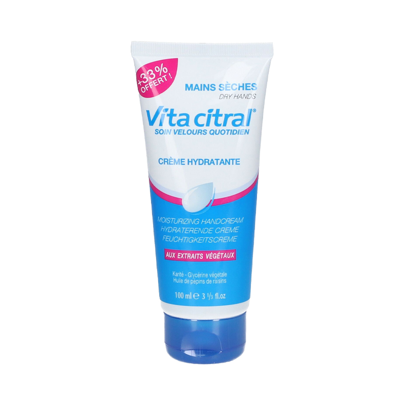 Vita Citral Creme Hydratante Mains seches Velours 100ml