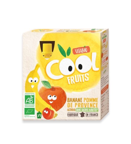 VITABIO COOL FRUITS POMME BANANE 490G | Urban Drug store