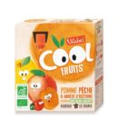 VITABIO COOL FRUITS POMME PECHE ABRICOT 4 X 90G