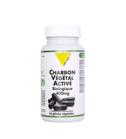 VITALL PLUS CHARBON VEGETAL 400MG 60GEL | Urban Drug store