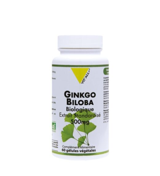 VITALL PLUS GINKGO BILOBA 500MG 60GEL | Urban Drug store
