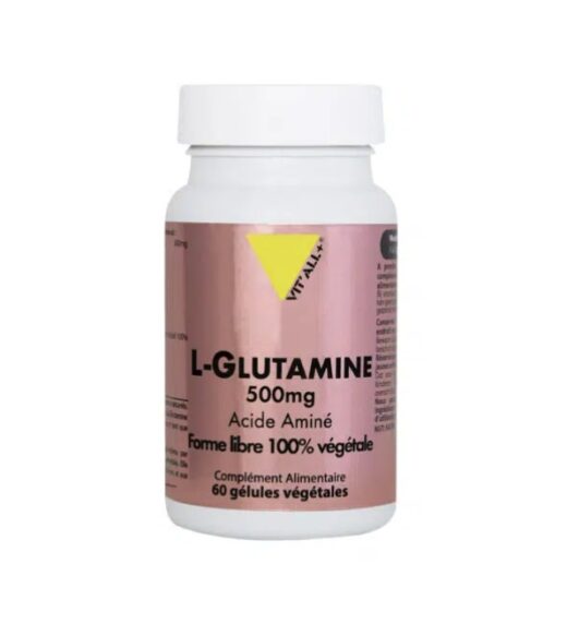 VITALL PLUS L GLUTAMINE 500MG 60GEL | Urban Drug store