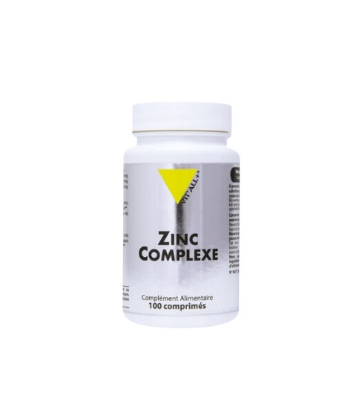 VITALL PLUS ZINC COMPLEXE 100 COMPR | Urban Drug store