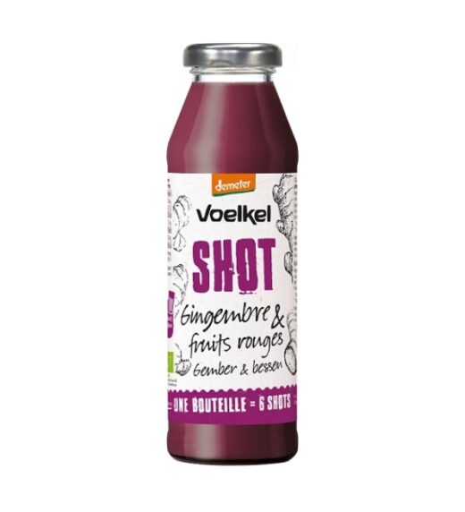 VOELKEL SHOT GINGEMBRE FRUITS ROUGE 280ML | Urban Drug store