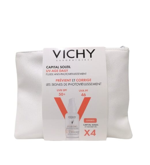 Vh capital soleil UV Age daily spf50 40ml Trousse | Urban Drug store