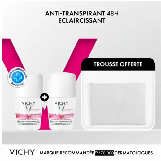 Vichy Deodorant Eclaircissant 2x50ml Trousse | Urban Drug store
