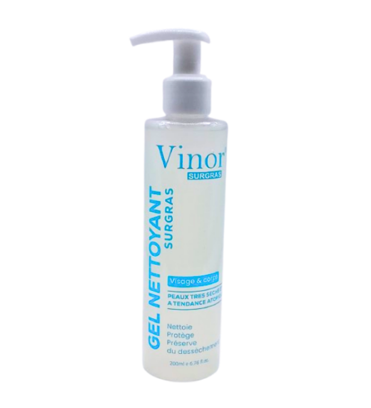 Vinor Gel Nettoyant Surgras VisageCorps 200ml | Urban Drug store