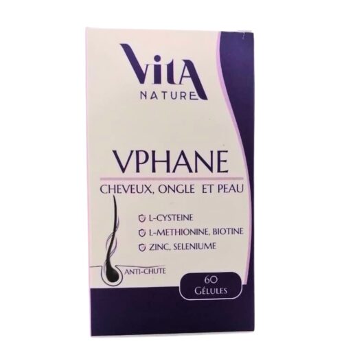 Vita Nature Vphane anti chute 60 gelules | Urban Drug store