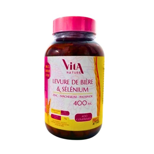Vita nature Levure de biere selenium 400mg 400 cps | Urban Drug store
