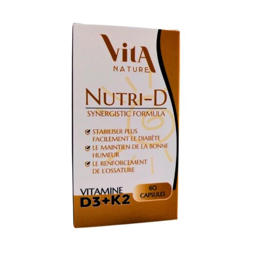 Vita nature nutri d D3K2 60 capsules | Urban Drug store