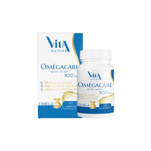 Vita nature omegacare 500mg 120capsules | Urban Drug store