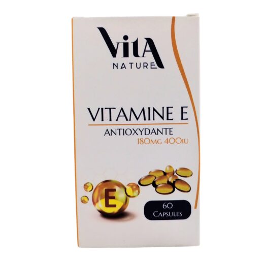 Vita nature vitamine E 180mg 60capsules | Urban Drug store