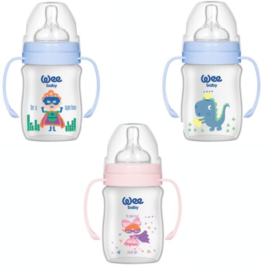 WeeBaby bib Col large avec poignees 0 6m 150ml 137 F | Urban Drug store