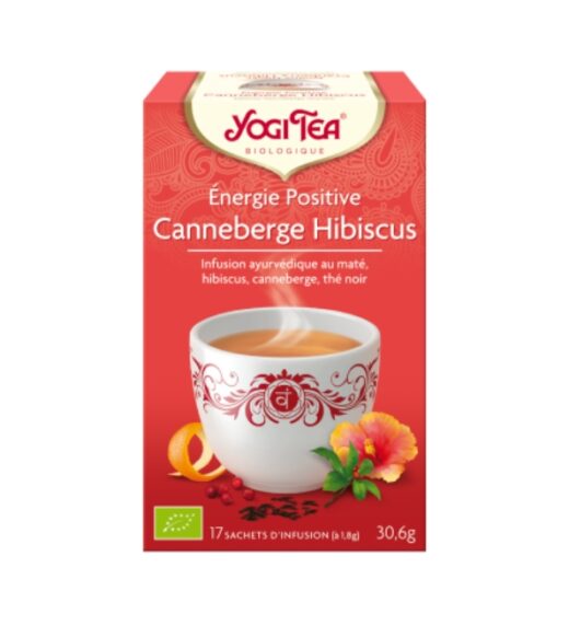 YOGI TEA ENERGIE POSITIVE CRANBERRIES HIBISCUS 172G | Urban Drug store