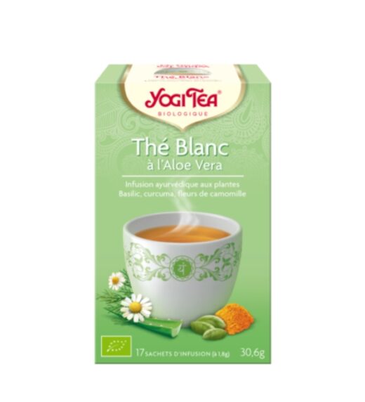 YOGI TEA THE BLANC ALOE VERA 17 X 2G | Urban Drug store