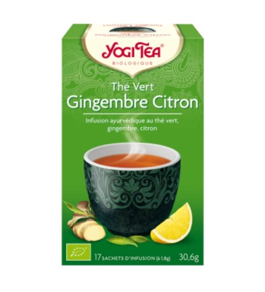 YOGI TEA THE VERT GINGEMBRE CITRON 172G | Urban Drug store