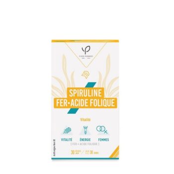 Yves Ponroy Spiruline Fer Acide folique 30 Gélules