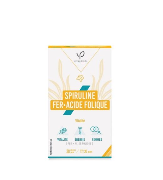Yves Ponroy Spiruline Fer Acide folique 1 | Urban Drug store