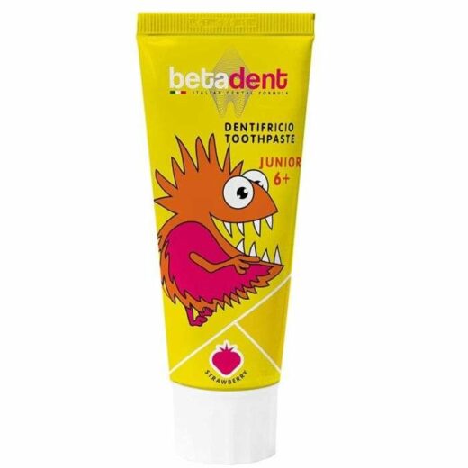 betadent betadent dentifrice junior 6ans gout fraise 75 ml dentifrices enfants | Urban Drug store