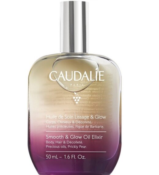 caudalie huile de soin lissage glow corps cheveux et decollete 50 ml | Urban Drug store