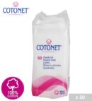 Cotonet Coton Carres 50 Pièces