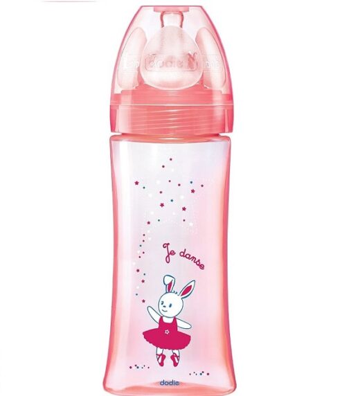 dodie biberon multi perfore tetine debit2 rose | Urban Drug store