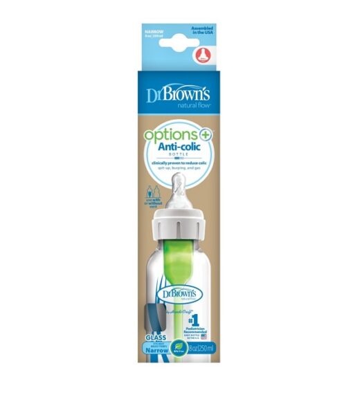 dr brown s options biberon col etroit verre 250ml 1 | Urban Drug store