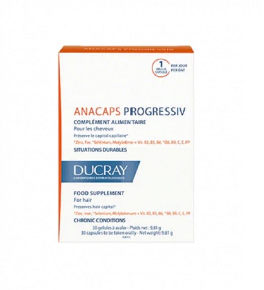 ducray anacaps progressiv 30 capsules 1 | Urban Drug store