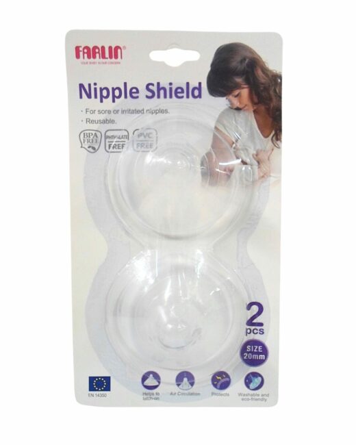 farlin bout de sein en silicone 2pcs | Urban Drug store