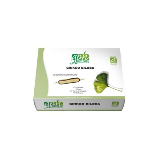 gph diffusion gingko biloba bio 20amp x 15ml | Urban Drug store
