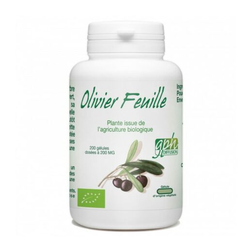 gph diffusion olivier bio 200 gelules vegetales | Urban Drug store