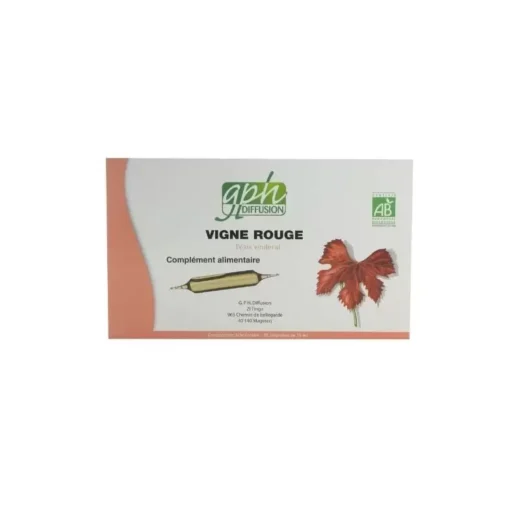 gph diffusion vigne rouge bio 15ml boite 20 ampoules | Urban Drug store