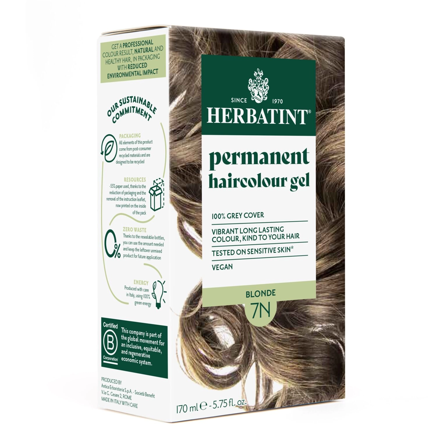 Herbatint Soin Colorant Permanent 7N 1 Herbatint Soin Colorant Permanent 7N