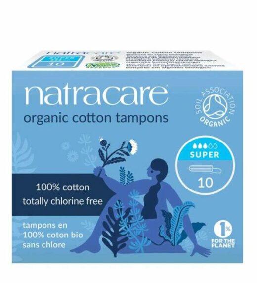 natracare natracare tampons super sans applicateur 10 u serviettes hygieniques et culotte menstruelles | Urban Drug store